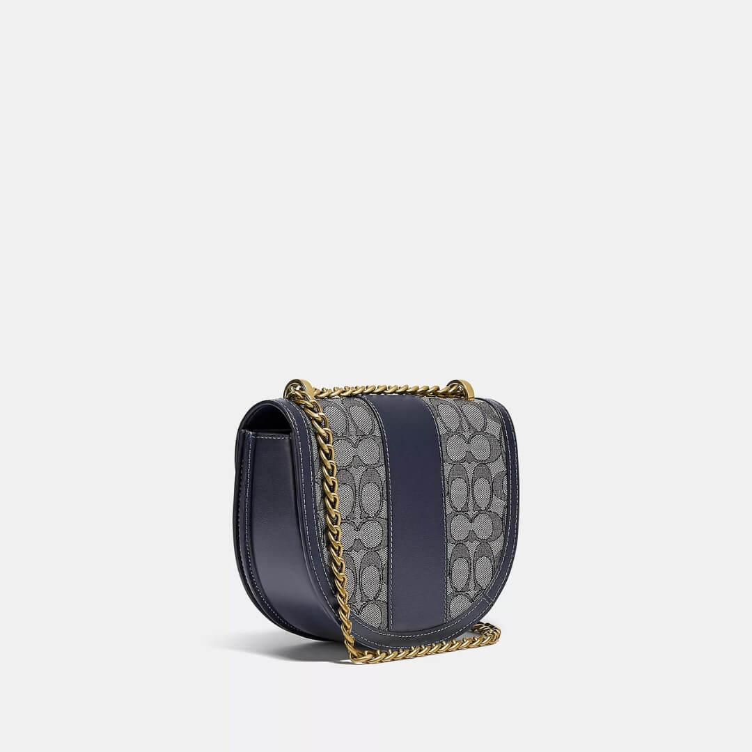 Alie Saddle Bag In Signature Jacquard